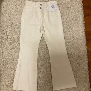 Princess Polly White Jeans Size 2
